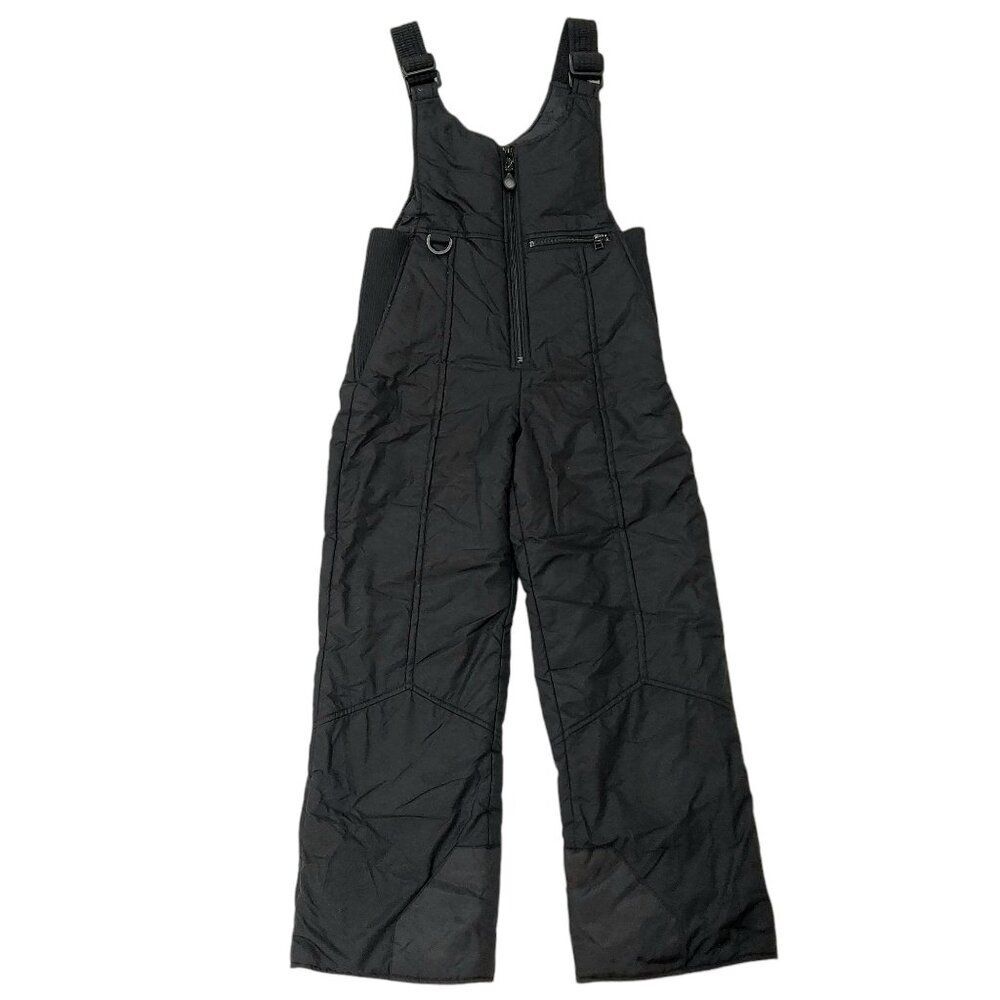 Rawik Ski Snow Bibs Overalls Youth Medium Black Unisex Insulated Winter Nylon